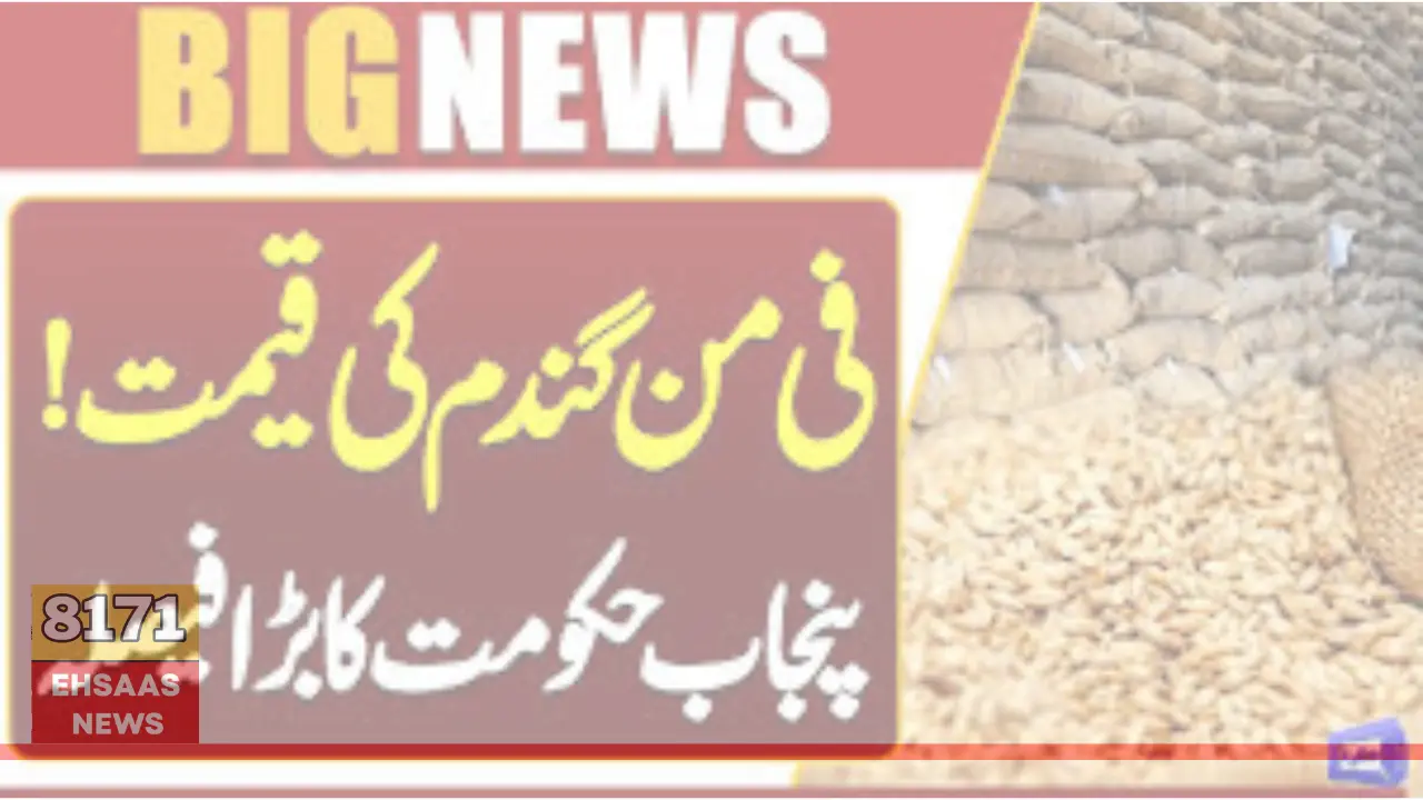 Punjab Govt Fixes Wheat Price At Rs139.9 Per Kg 2025