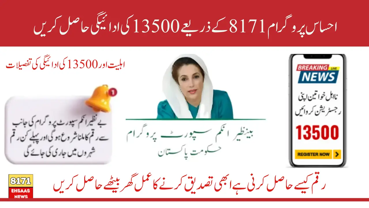 8171 Ehsaas Program 2025 Online 13500 Payments With CNIC Check Easy Step-By-Step Guide
