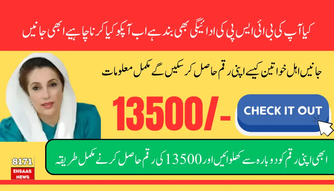 BISP Blocking Payment Re-activation Process & Payment Disbursement For Verified Womens