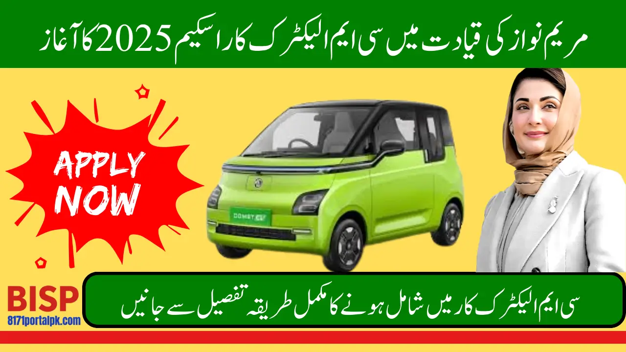 Punjab Government Electric Car Scheme Officially Announced by Maryam Nawaz For Jobless People